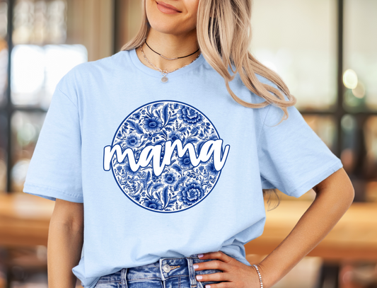 Mama Circle Blue Floral