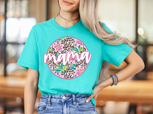 Mama Circle Floral Leo