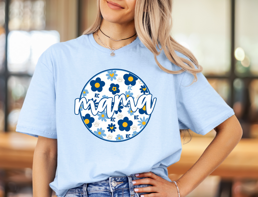 Mama Circle Baseball Daises