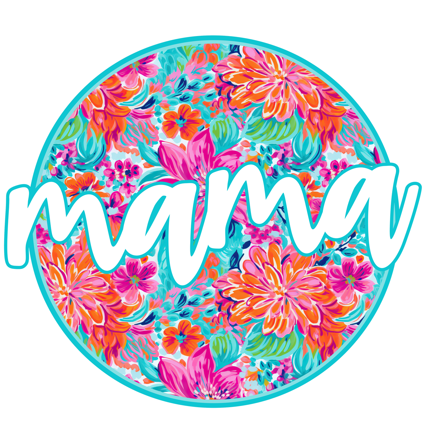 Mama Circle Tropical Flower