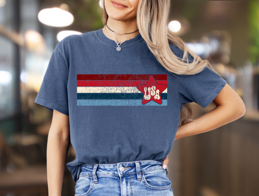 USA Vintage Stripe