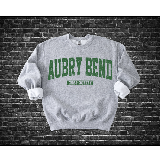 Aubrey Bend Middle School Cross County Green Text