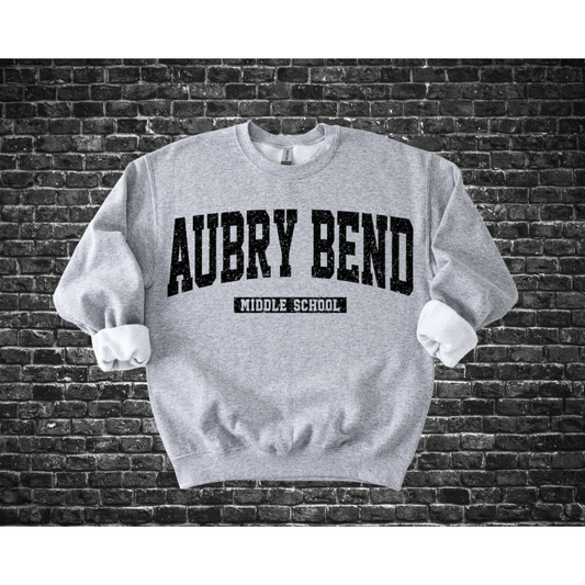 Aubrey Bend Middle School Black Text