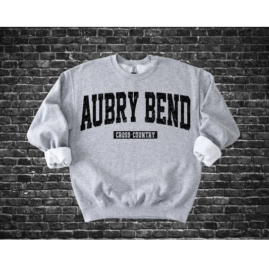 Aubrey Bend Middle School Cross County Black Text