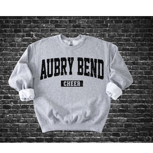 Aubrey Bend Middle School Cheer Black Text