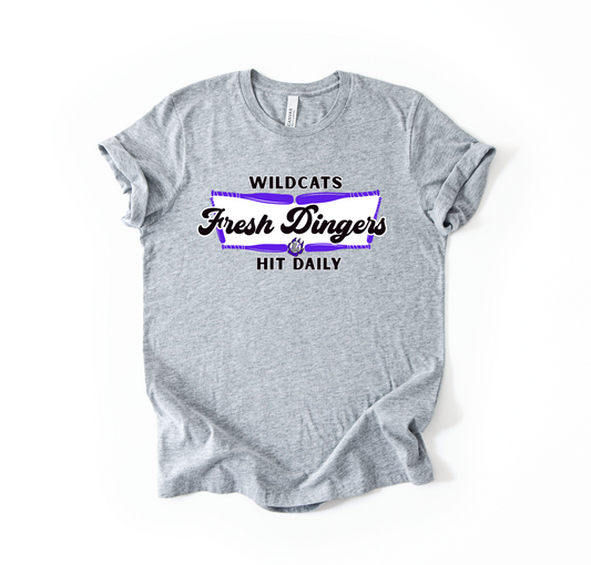 Fresh Dingers Hit Daily Wildcats Purple and White