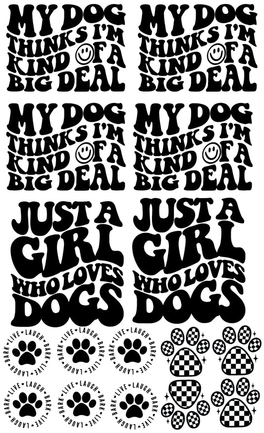 My dog life 36 inch gang sheet
