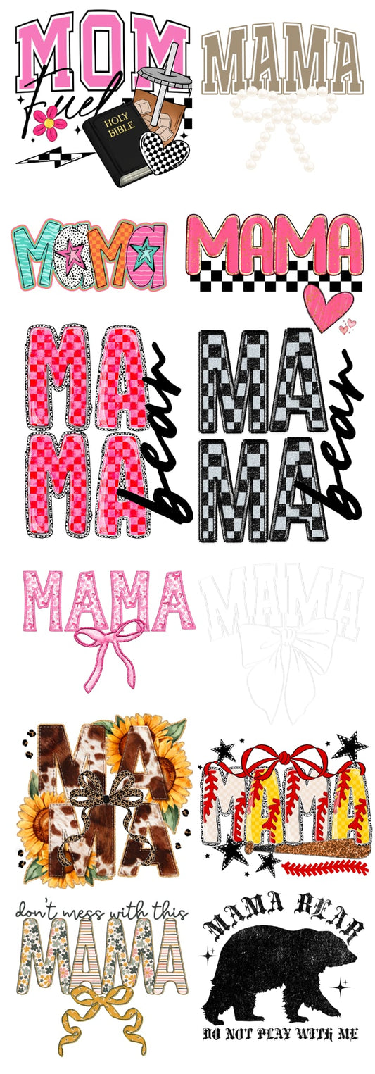 Mama/ Mama Bear 60 inch premade gangsheet
