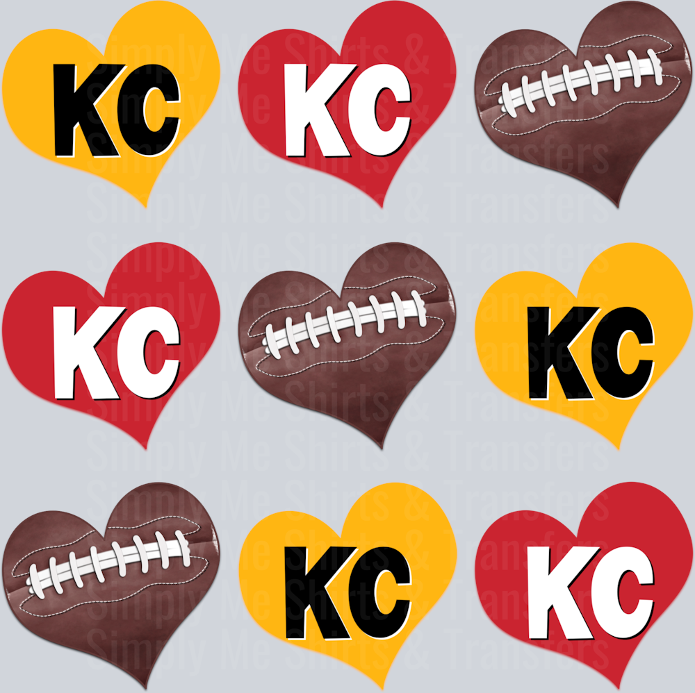 KC Football Hearts