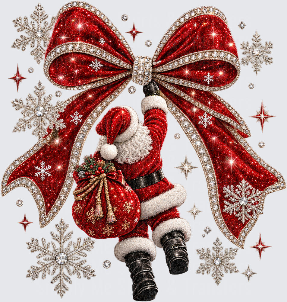Santa Bow Snowflake