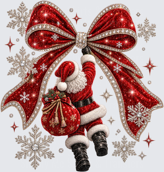 Santa Bow Snowflake