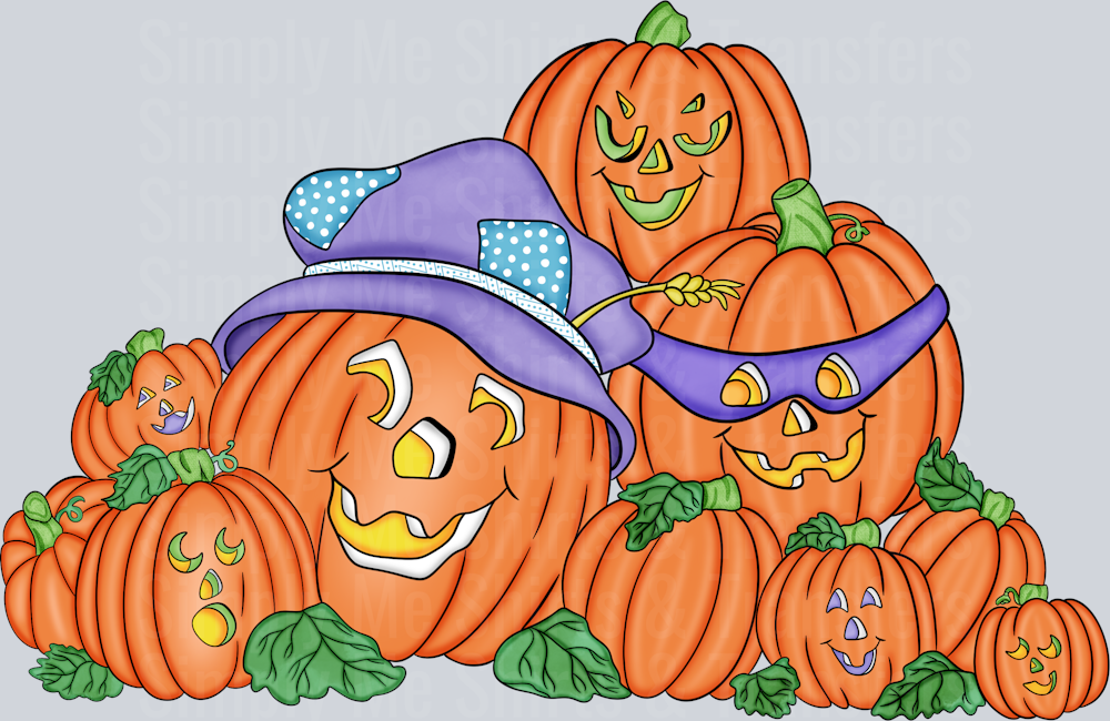 Vintage pumpkin stack