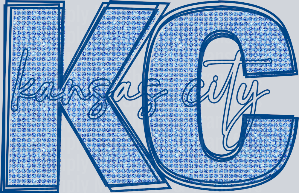 Rhinestone KC Blue