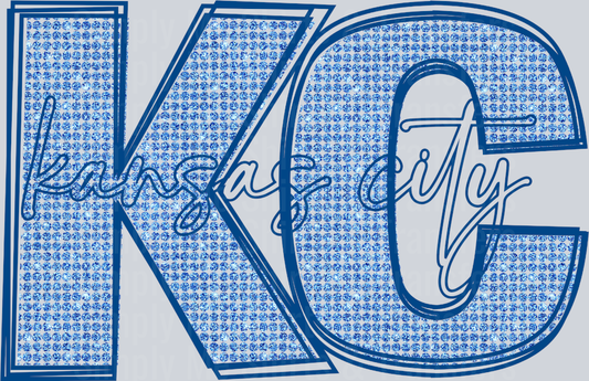 Rhinestone KC Blue