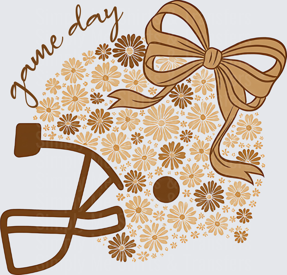 Floral Game Day Helmet