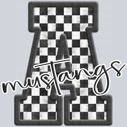 black mustangs