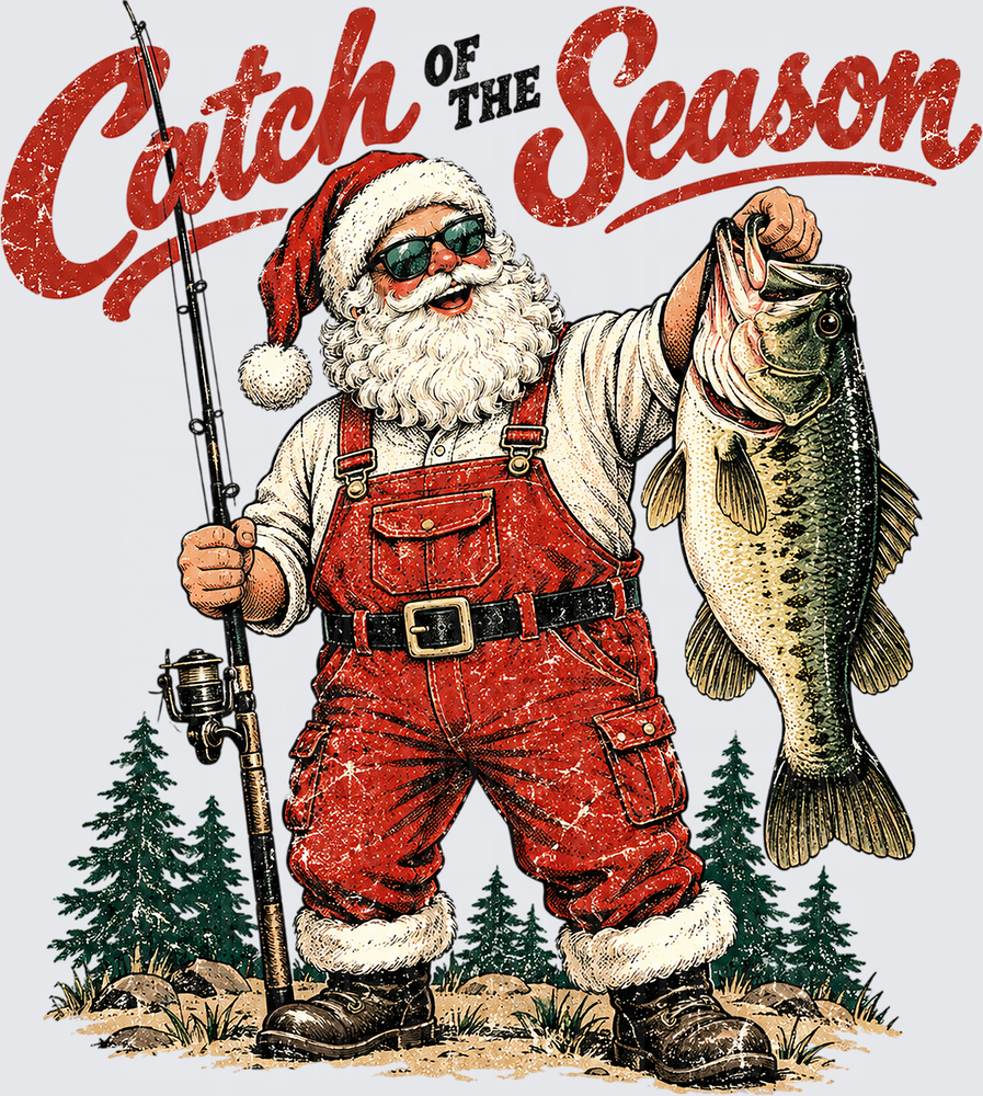 Vintage Fishing Christmas