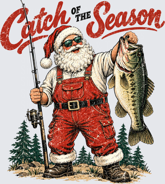 Vintage Fishing Christmas