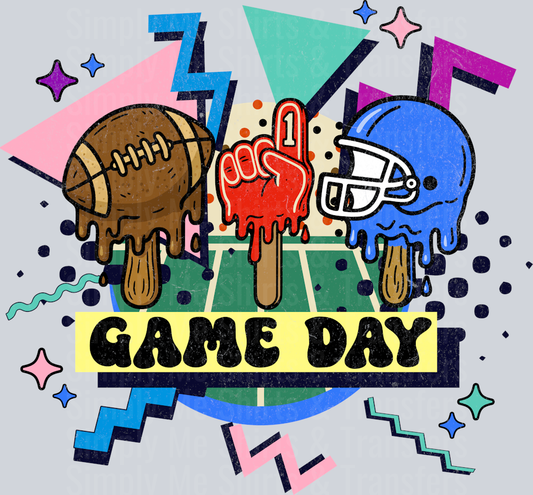 Retro Game Day LIGHT BLUE