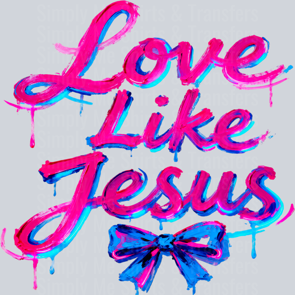 love like jesus faux paint hwds