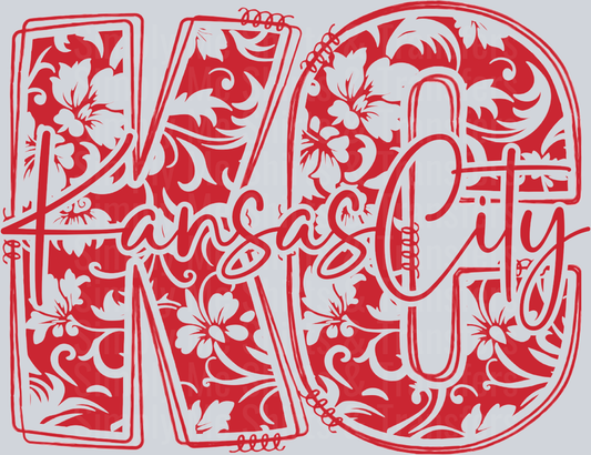 Floral KC Red