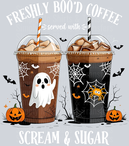 FreshlyBoodCoffeewhitePNGDesign