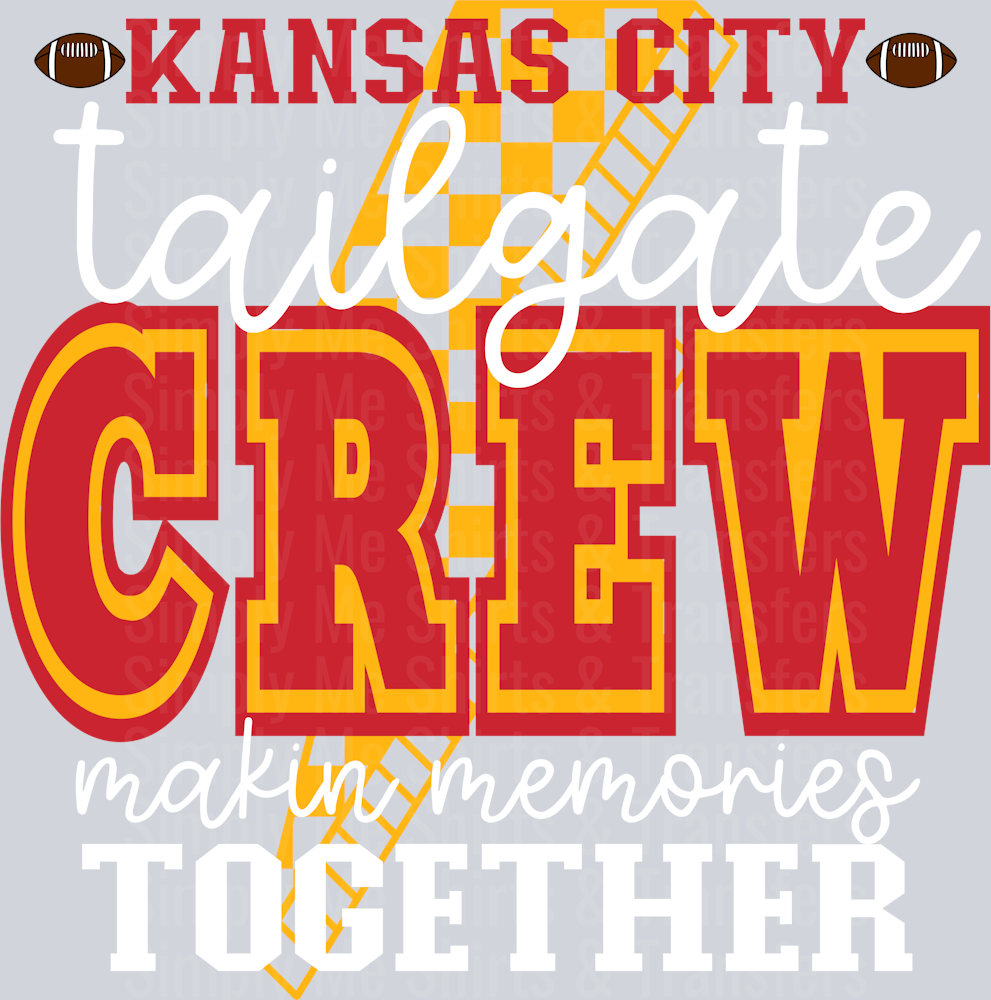 KC Tailgate Crew Back Wht