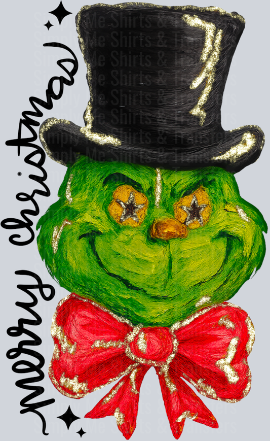 GRINCHYsnowman NOGLITTER