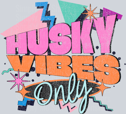 Retro - HUSKY vibes only