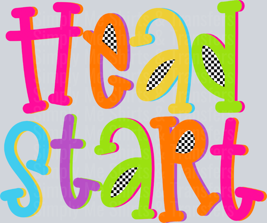 HEAD START COLORFUL CHECKERED
