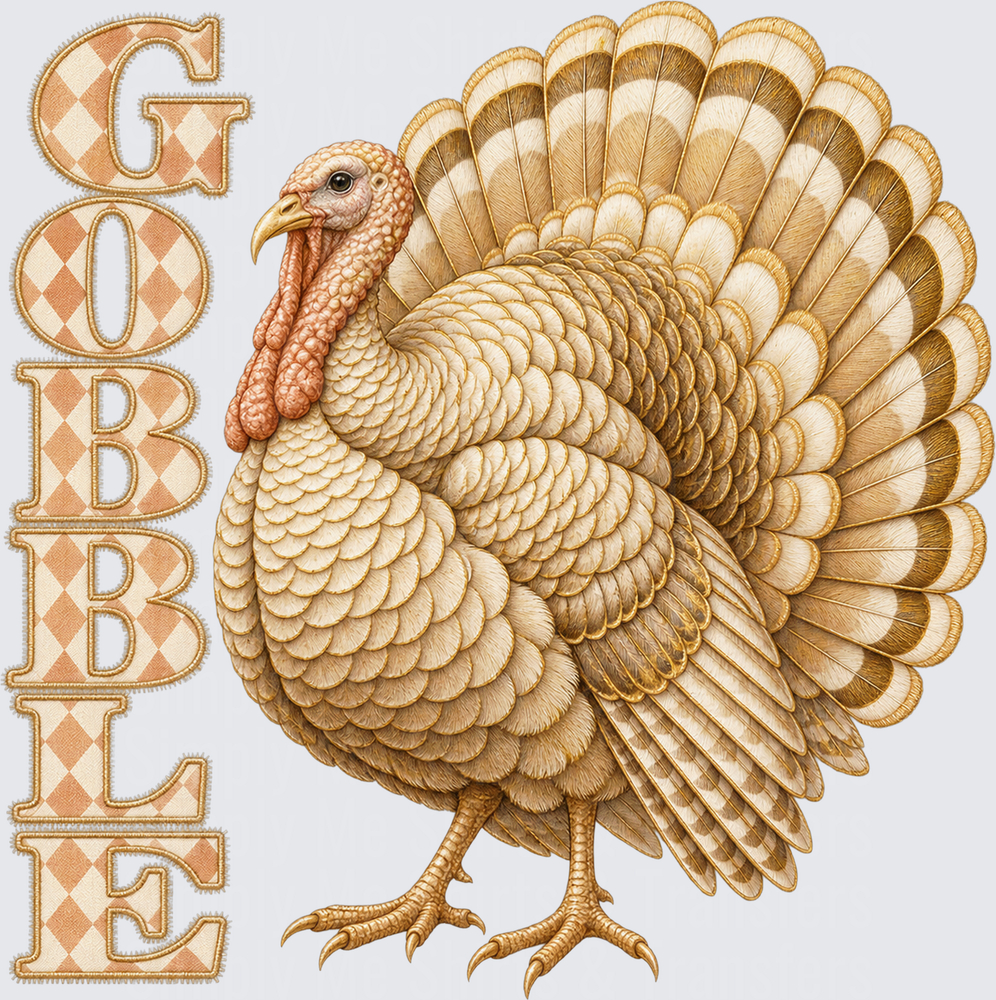 Cream Checkered Gobble