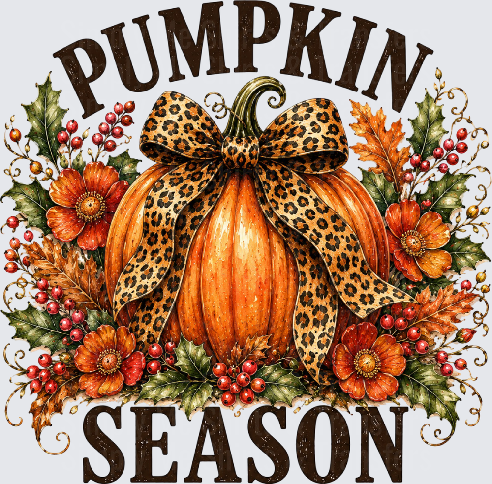 Pumpkin Season Leopard