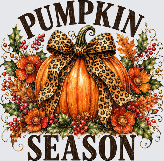 Pumpkin Season Leopard