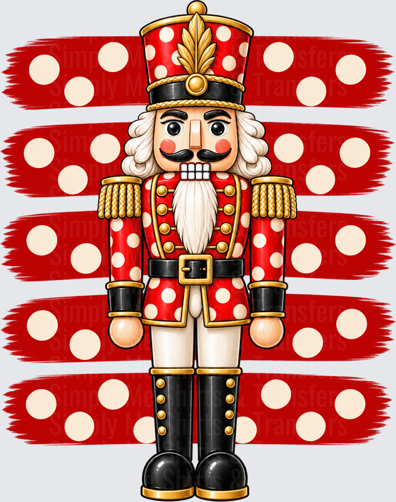 Stripes Nutcracker Christmas