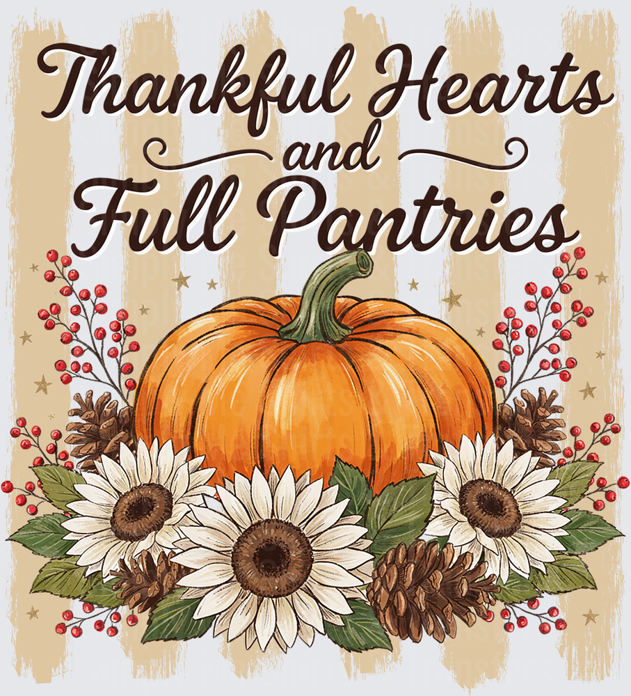 Thankful Hearts and Full Pantries