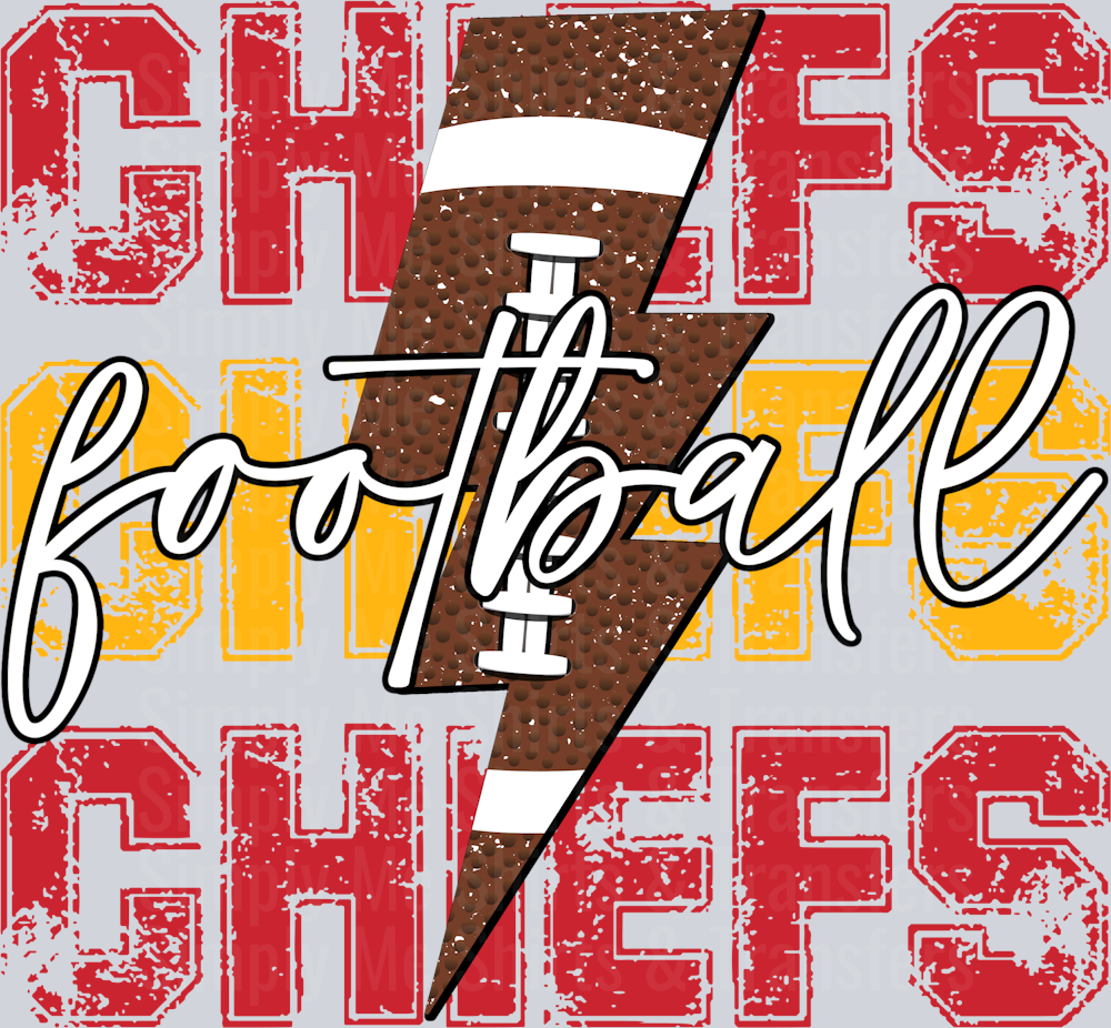 Chiefs Lightning Bolt