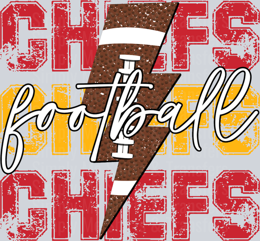 Chiefs Lightning Bolt