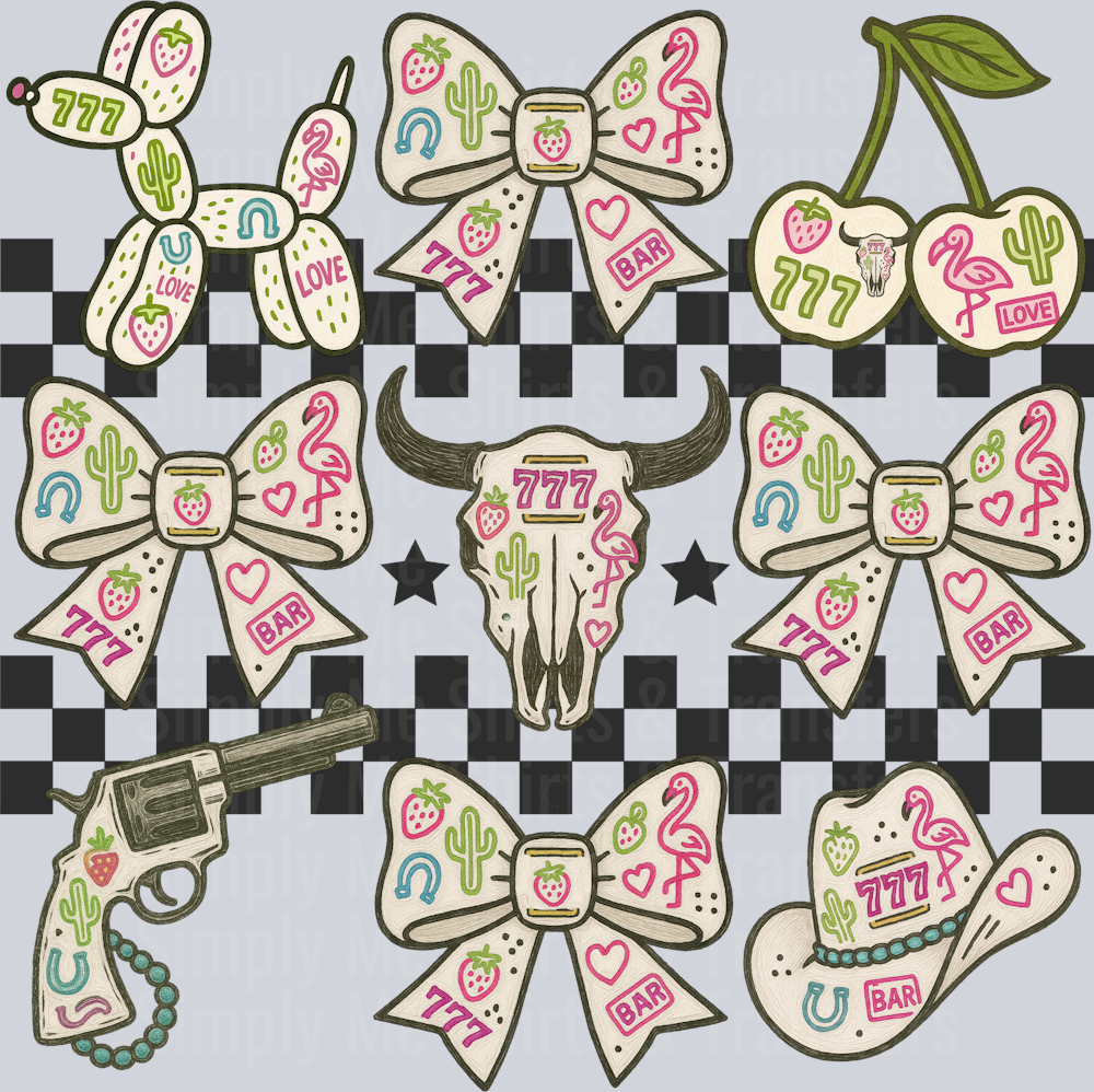 wild west bow collage hwds