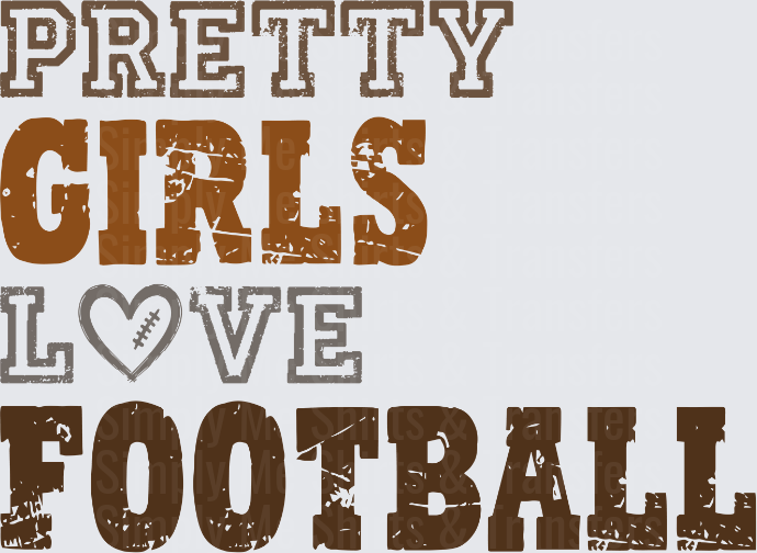 Pretty Girls Love Football