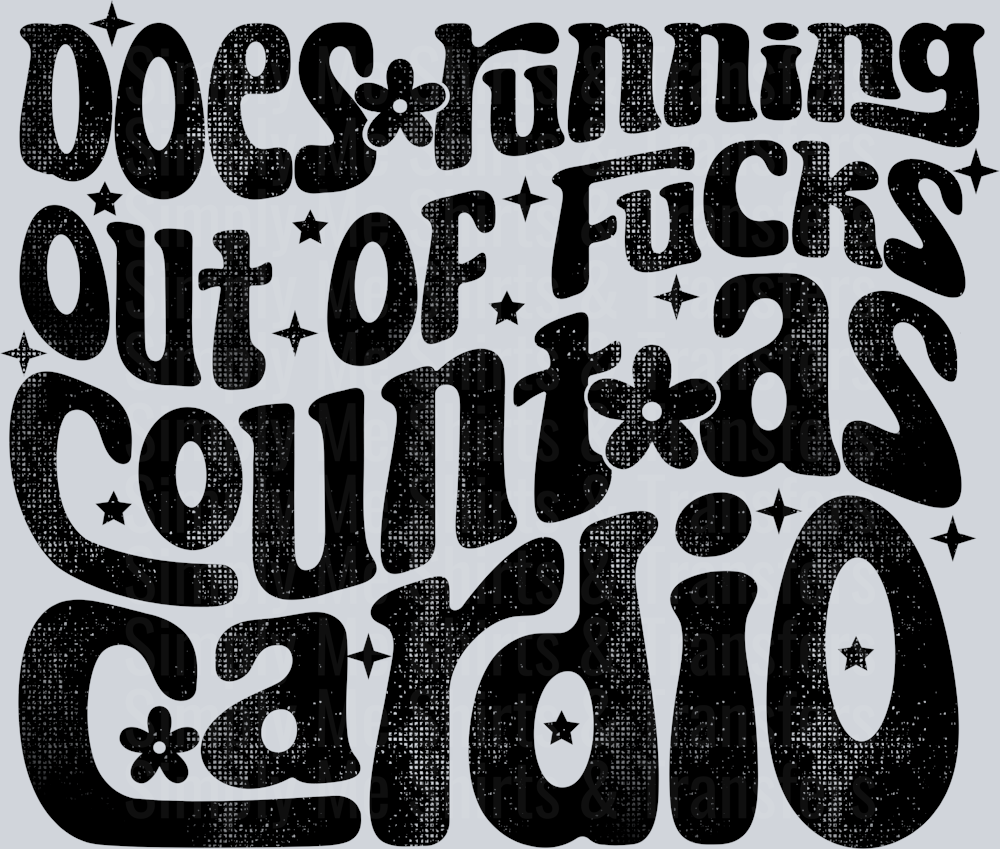 DOES RUNNING OUT OF FUCKS