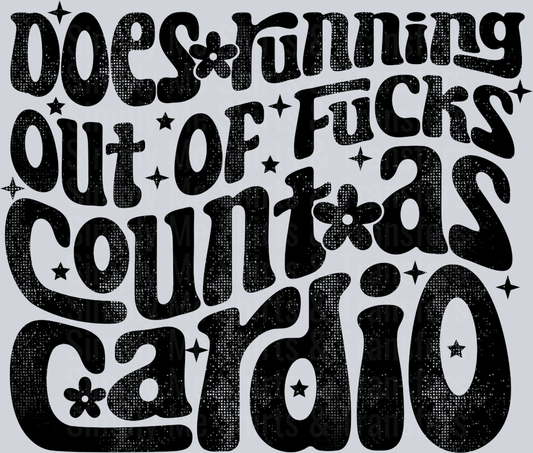 DOES RUNNING OUT OF FUCKS