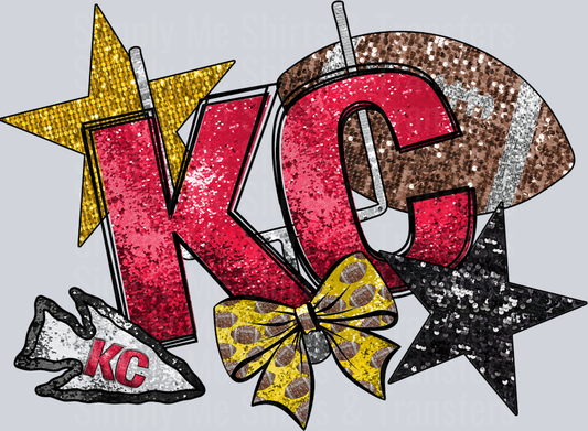 Sequin KC Football