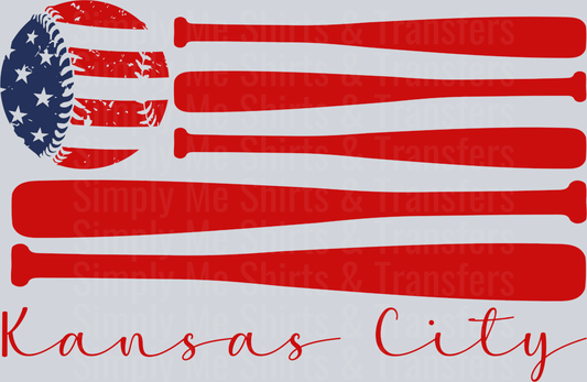 KANSAS-CITY-4TH-BASEBALL-FLAG