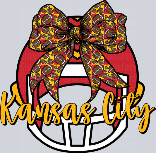 Kansas City Helmet Bow