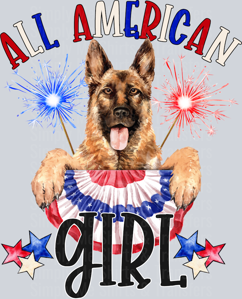 ALL AMERICAN GIRL- GERMAN SHEPARD