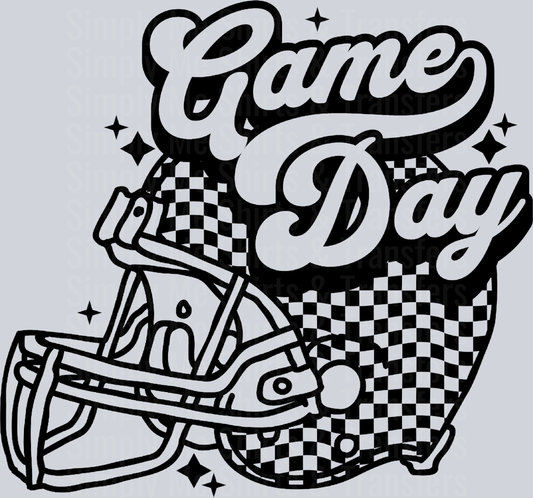 GAME DAY FOOTBALL CHECKERED