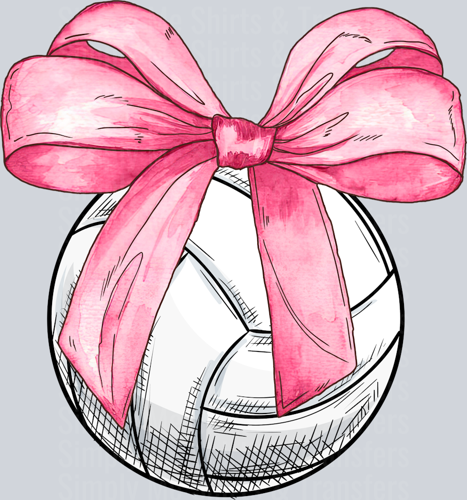 Coquette Bows Volleyball