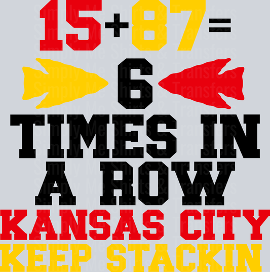 6 Times In A Row KC