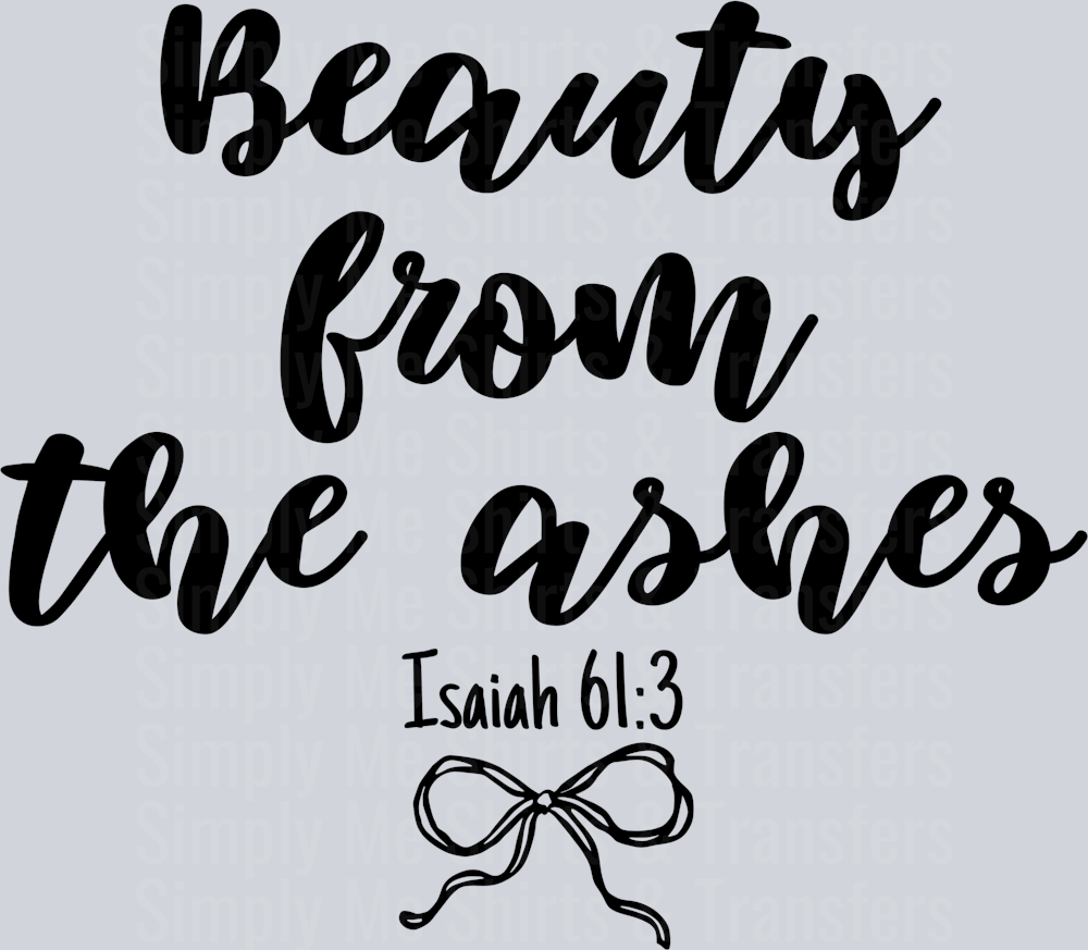 Beauty from the ashes hwds