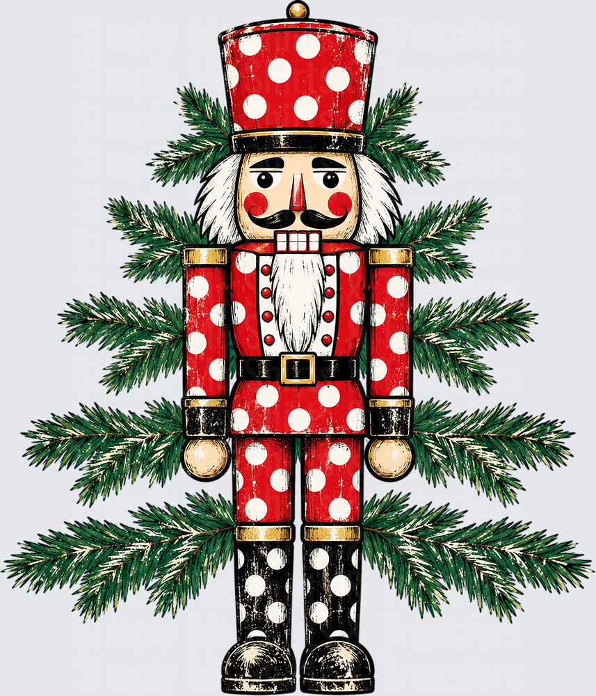 Polka Dot Nutcracker Christmas